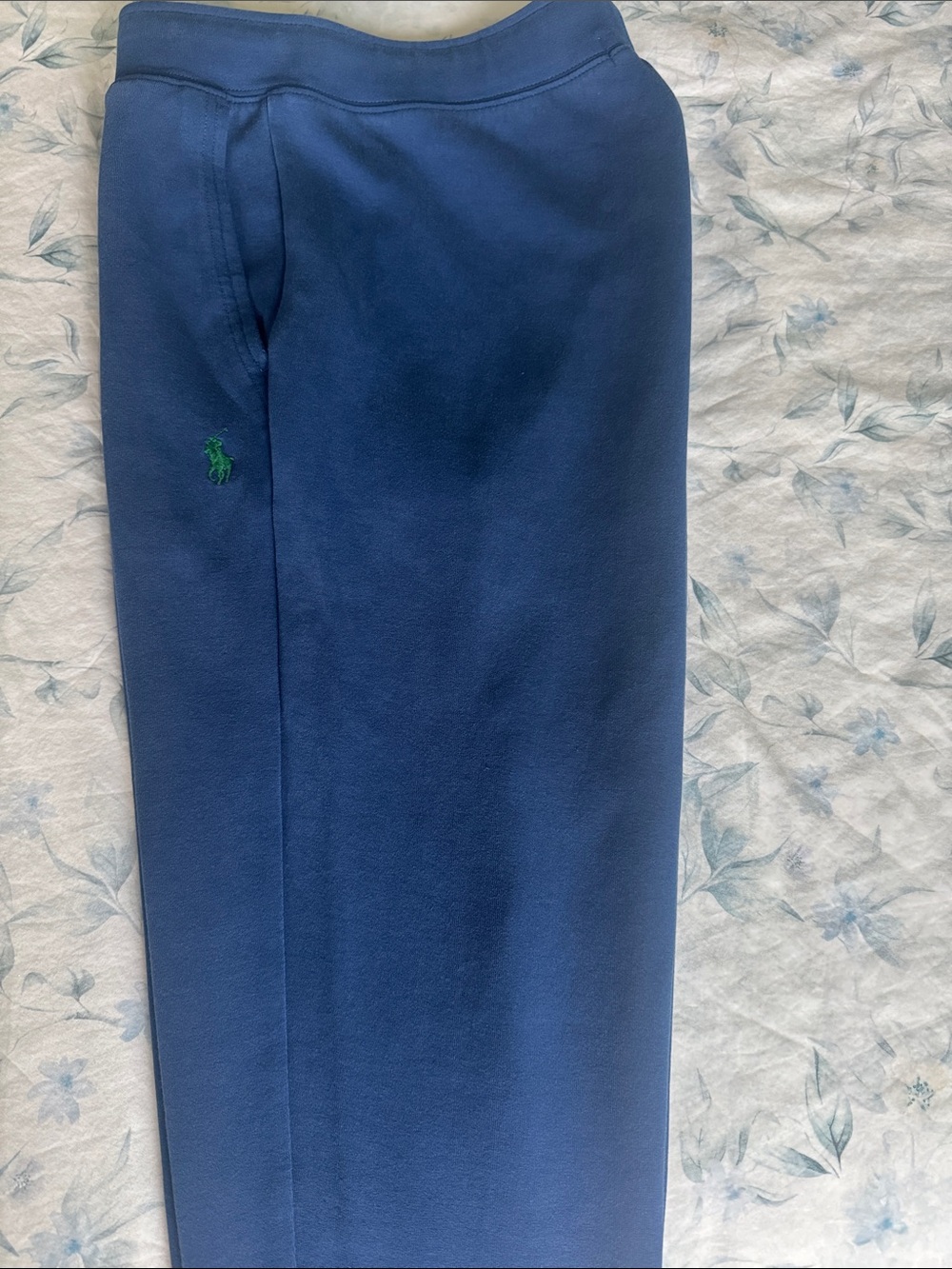 Polo by Ralph Lauren Blue Athletic Sweat Shorts with Green Pony